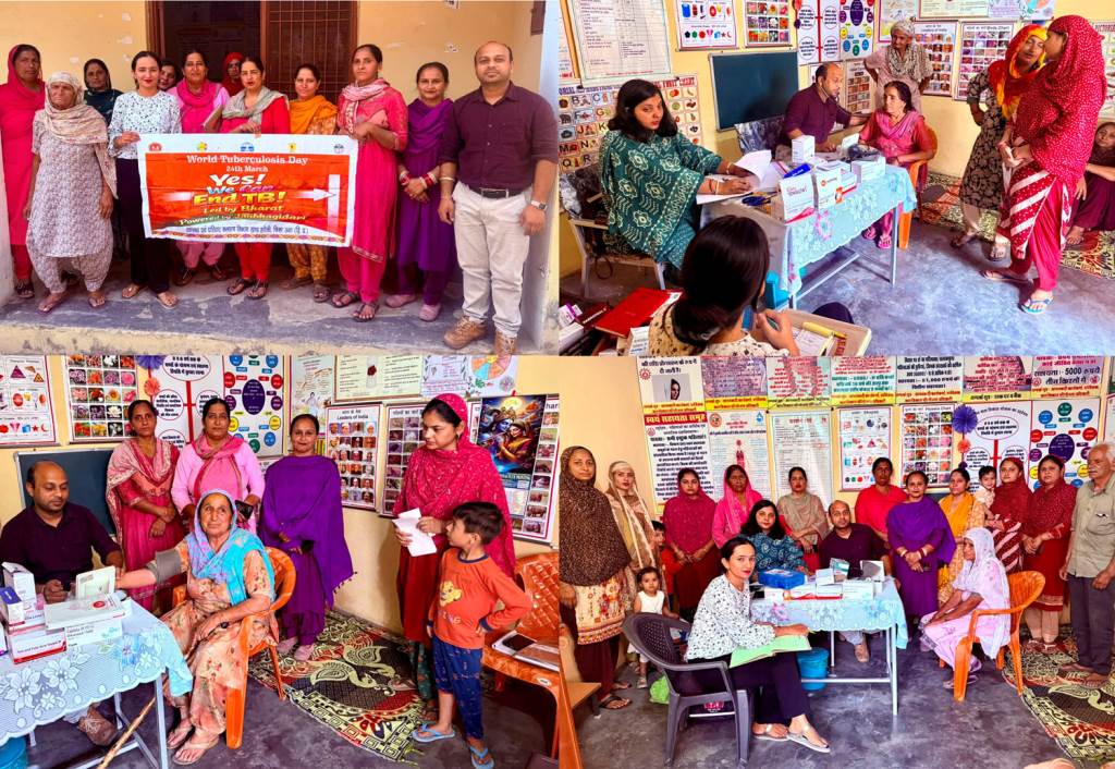Ayushman Arogya Shivir organized in village Beetan 85 patients were treated in OPD and 56 lab tests were conducted